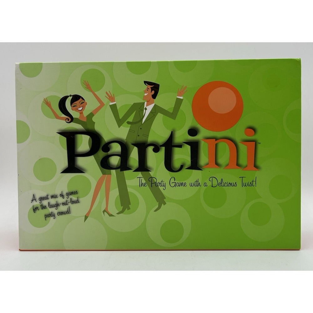 PARTINI PARTY GAME Parker Brothers Adult Board Game Drinking  Complete GAME